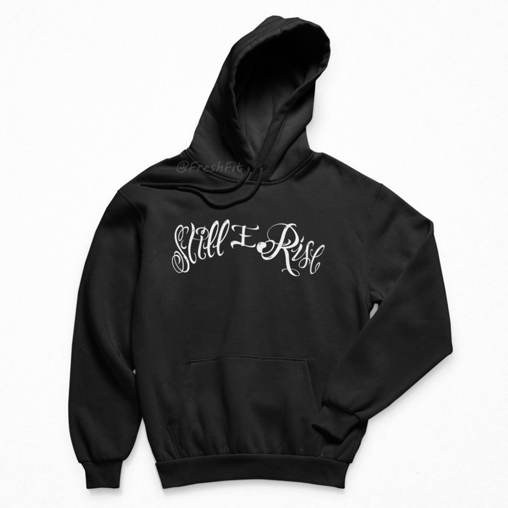 🆕Still I Rise Black Fleece Pullover Hoodie